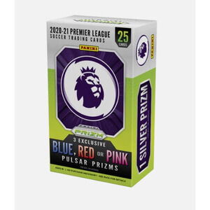 Panini Prizm 2020-21 Premier League Soccer Cereal Box (Blue, Red or Pink Pulsar